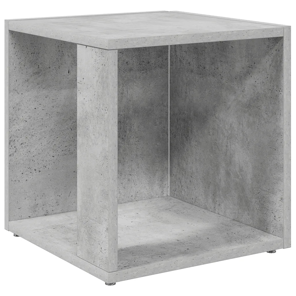 Tavolino Grigio Cemento 33x33x34,5 cm in Truciolato 809012