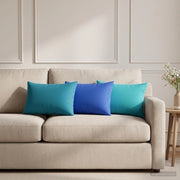 Federa 2 pcs HEERLEN Azzurro 30 x 50 cm Poliestere 907837
