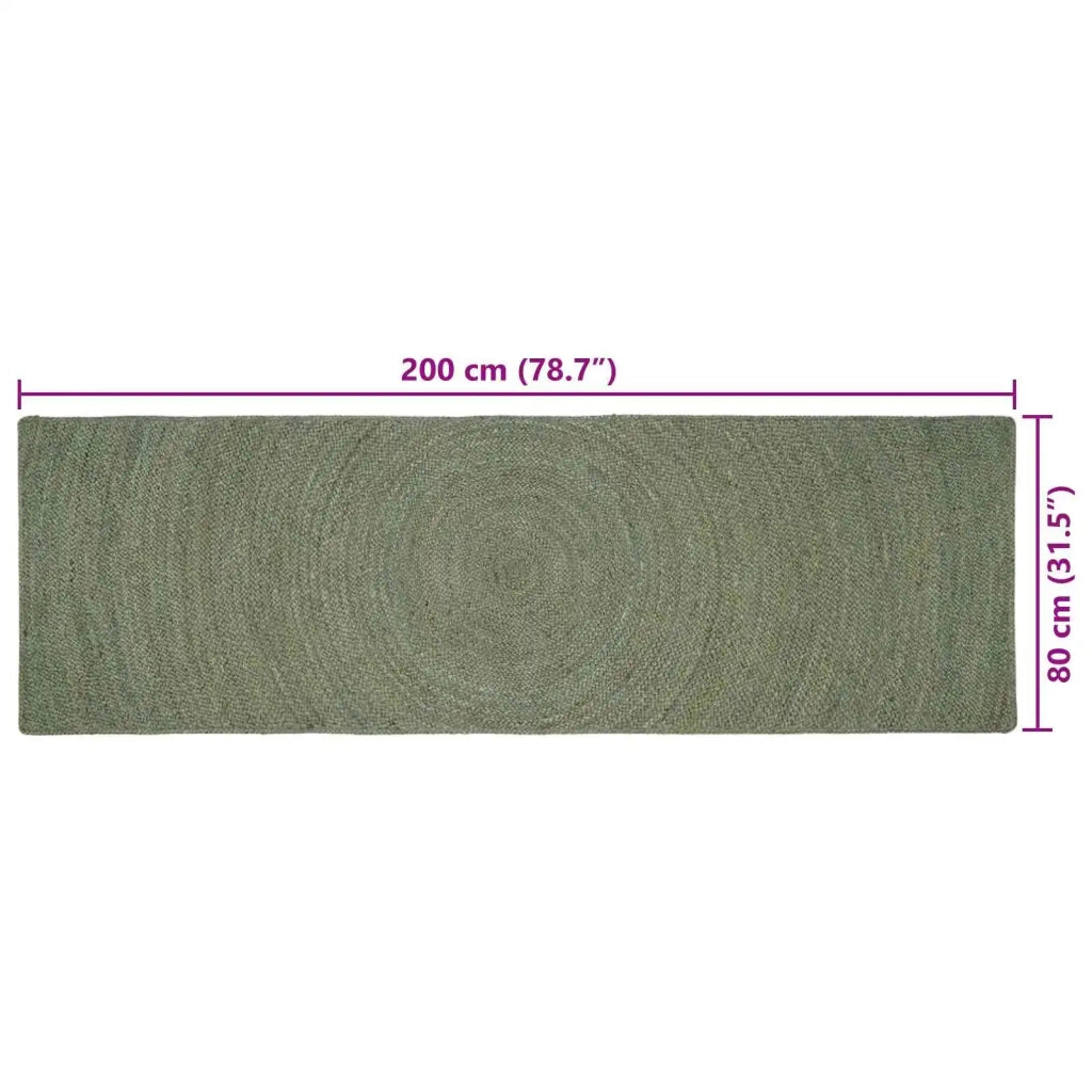 Tappeti per area Verde Oliva 80 x 200 cm Juta 42010577