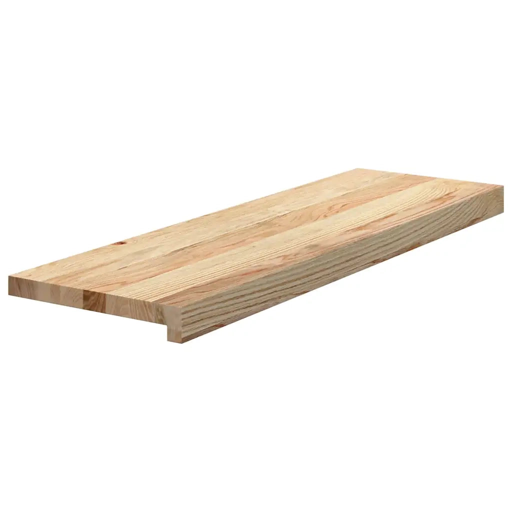 vidaXL Gradini 8 pz 80x30x2 cm in Rovere Massello Non Trattato