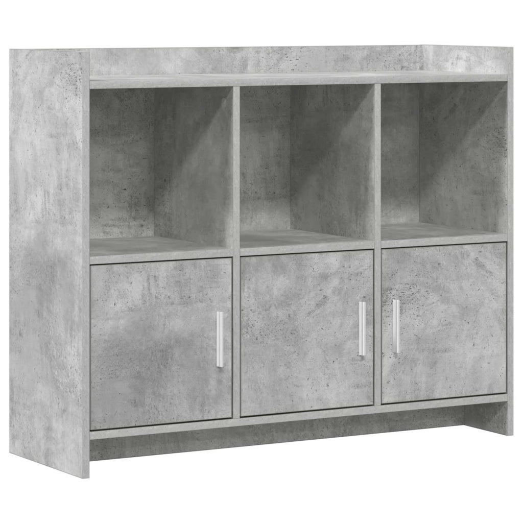 Credenza Grigio Cemento 98,5 x 33 x 80 cm Legno ingegnerizzato 8011142