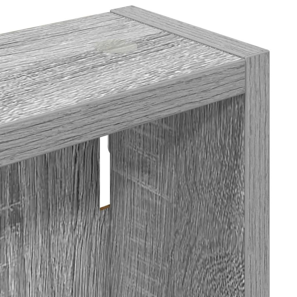 Armadio da bagno a muro Sonoma grigia 40 x 10 x 50 cm 889348
