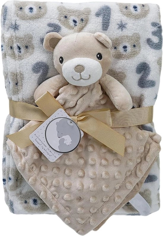 deken per bambino con coperta per passeggino e seggiolino per auto, morbida e calda per neonati e bambini piccoli