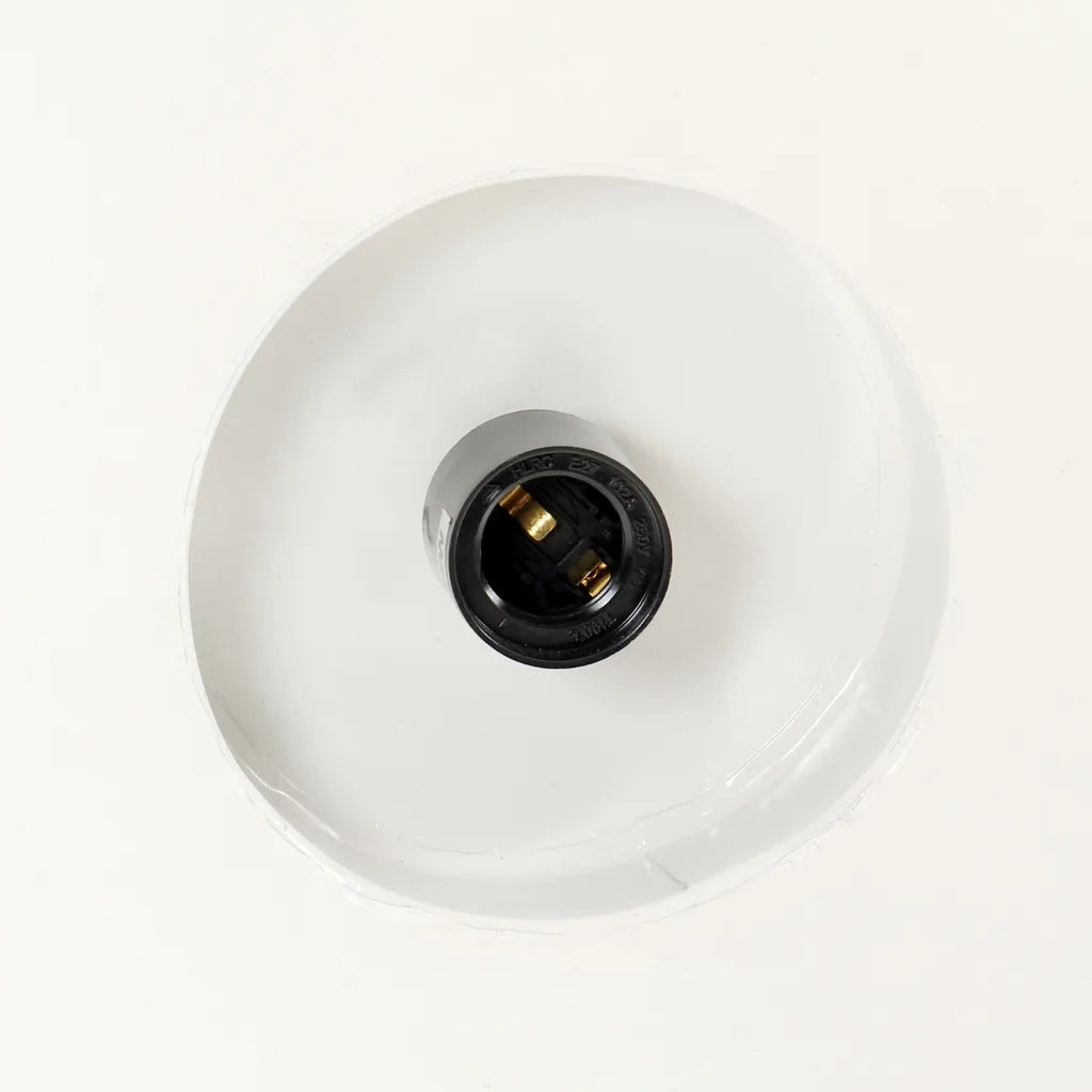 Lampada a Sospensione Industriale 58 cm Bianca E27 cod mxl 66956