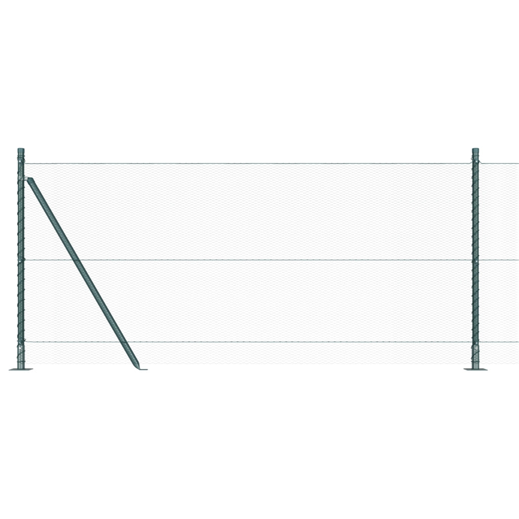 Recinzione Esagonale  Verde 1x10 m Acciaio