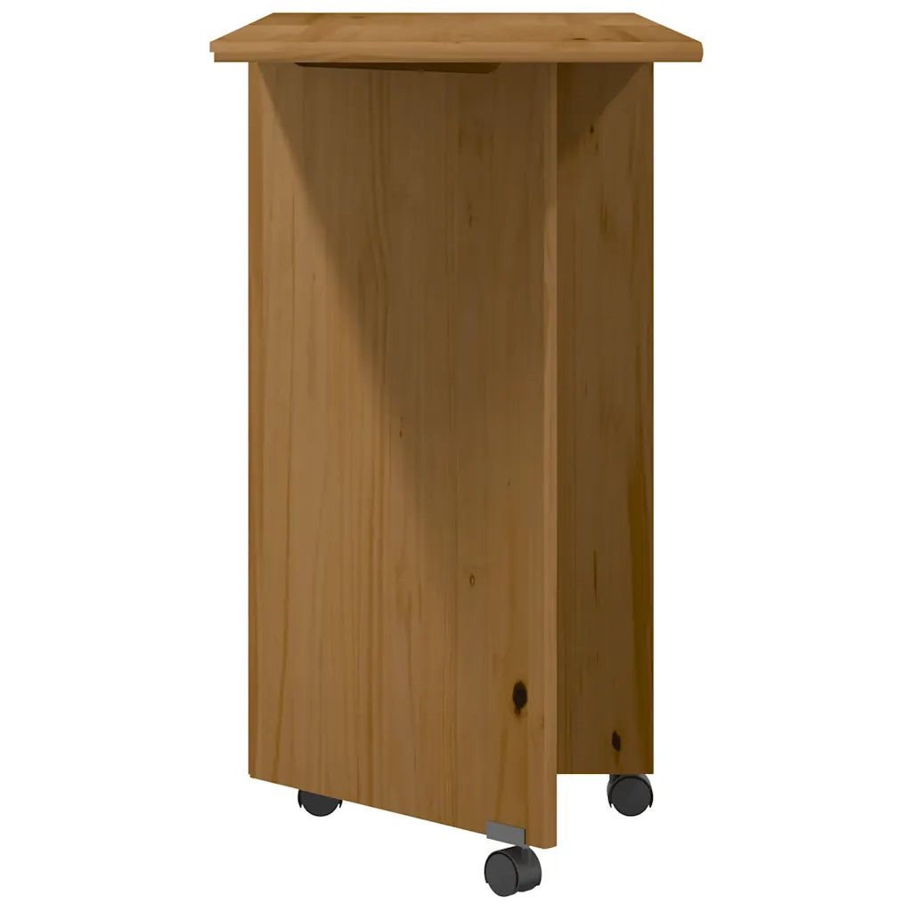 Armadietto Rotante con Scrivania MOSS ambra Legno Massello Pino 4015791