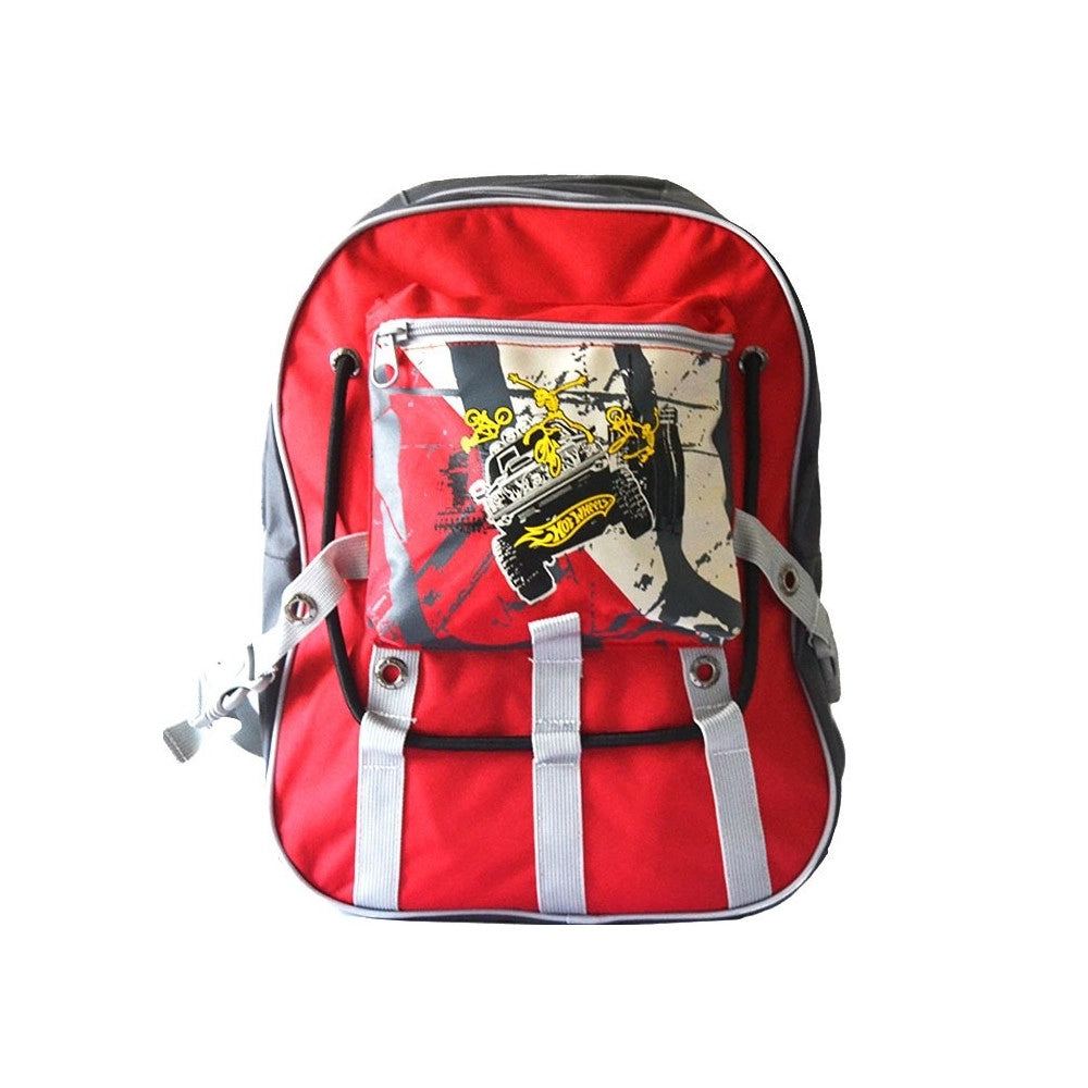 Trade Shop - Zaino Per Scuola Gita Tempo Libero Escursioni Hot Weels Tessuto Ergomonico -