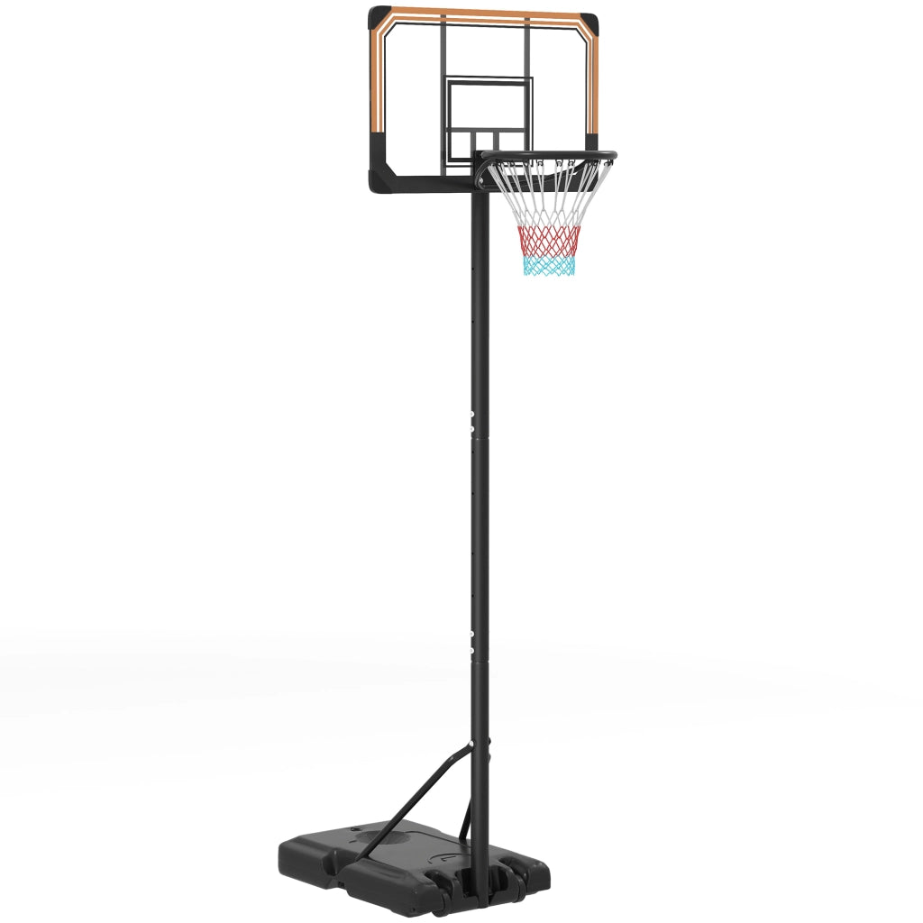 Canestro da Basket Regolabile in Altezza ¨C zephmum ¨C Grigio 182-213 cm
