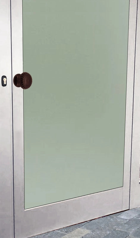 Pomolo fisso per porta SAGUATTI 861/60UB in alluminio marrone lucido