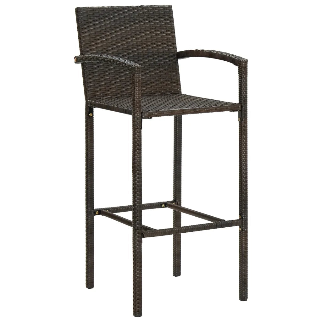 Set Bar da Giardino 9 pz Marrone 3068019
