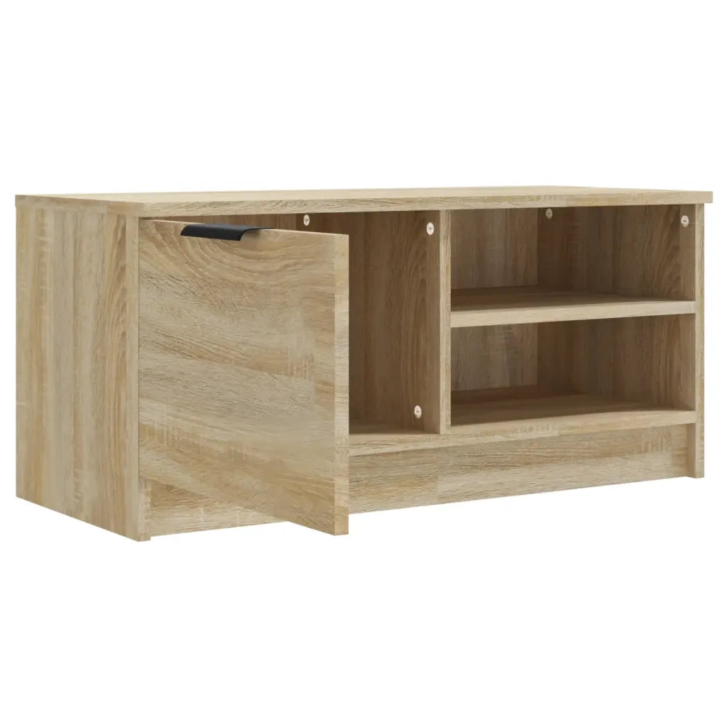 Mobile Porta TV Rovere Sonoma 80x35x36,5cm in Legno Multistrato 811472