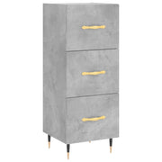 Credenza | Madia | Buffet da pranzo | Armadio da pranzo Grigio Cemento 34,5x34x90 cm in Legno Multistrato