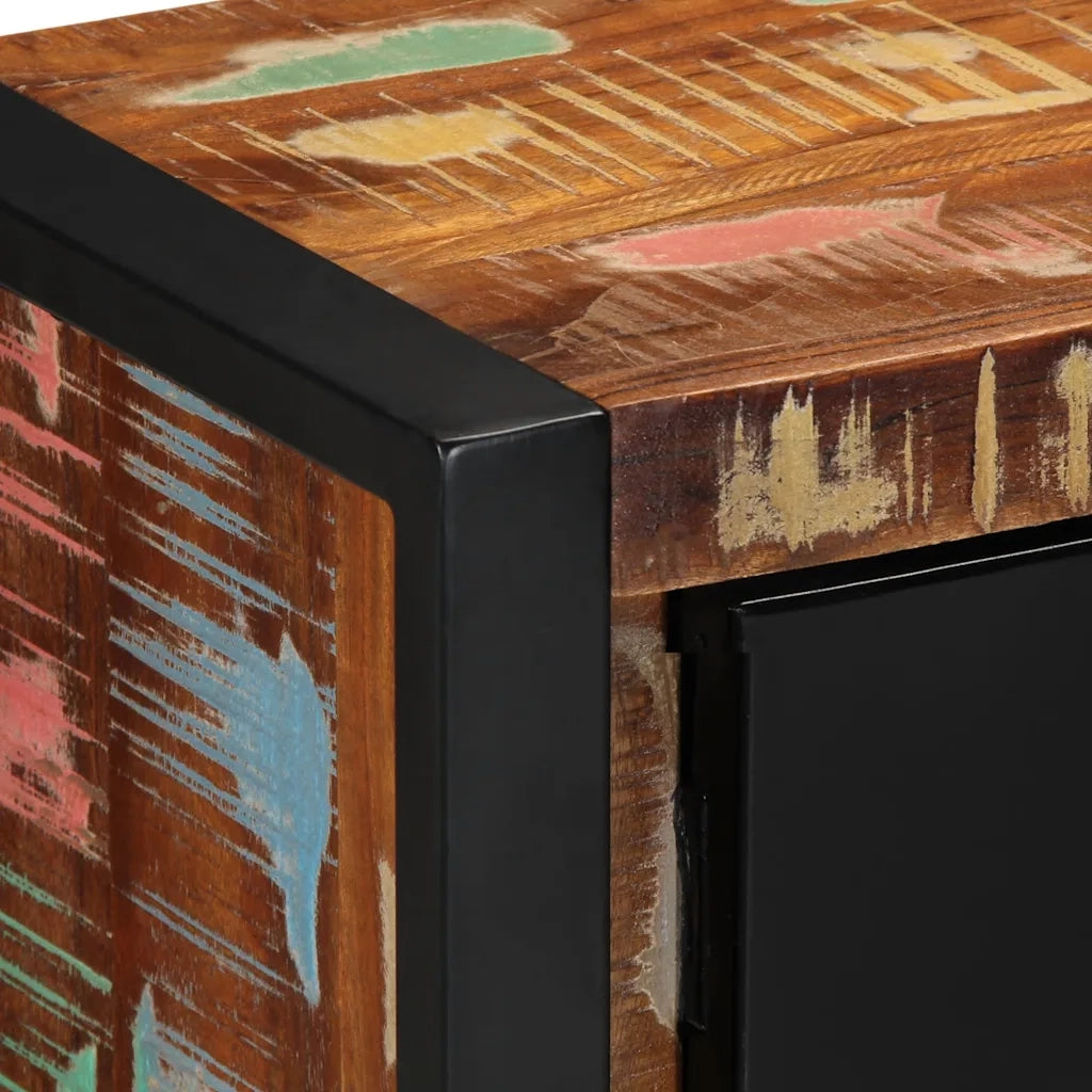 Mobile Porta TV 80x30x35 cm in Legno Massello di Recupero 4013596
