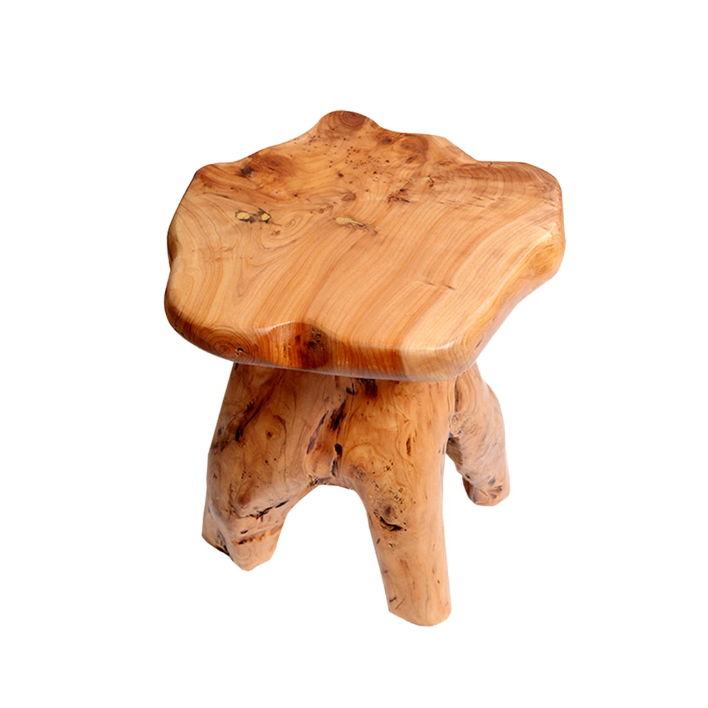 TAVOLINO multiuso in legno massello di abete, forma irregolare, naturale