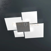 UPGRADE-90 APPLIQUE-PLAFONIERA 4 LUCI GRIGIO ANTRACITE 1148-90-GA