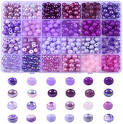 Kit di creazione di collane a maglie miste in acrilico - Accessori per la realizzazione di gioielli - Kralen colorati in plastica - Kralen spacer per bracciali...