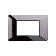 Placca Plastica Serie Starlight 3P Colore Cromato Lucido Compatibile Con Vimar Plana