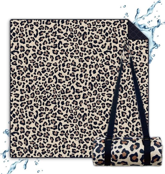 Pavillone da picnic extra grandi 200x200 cm - Tenda da campeggio lavabile - Asciugamano da spiaggia XXL - Tenda da picnic impermeabile - Tenda da esterno - Mat di spiaggia imbottita
