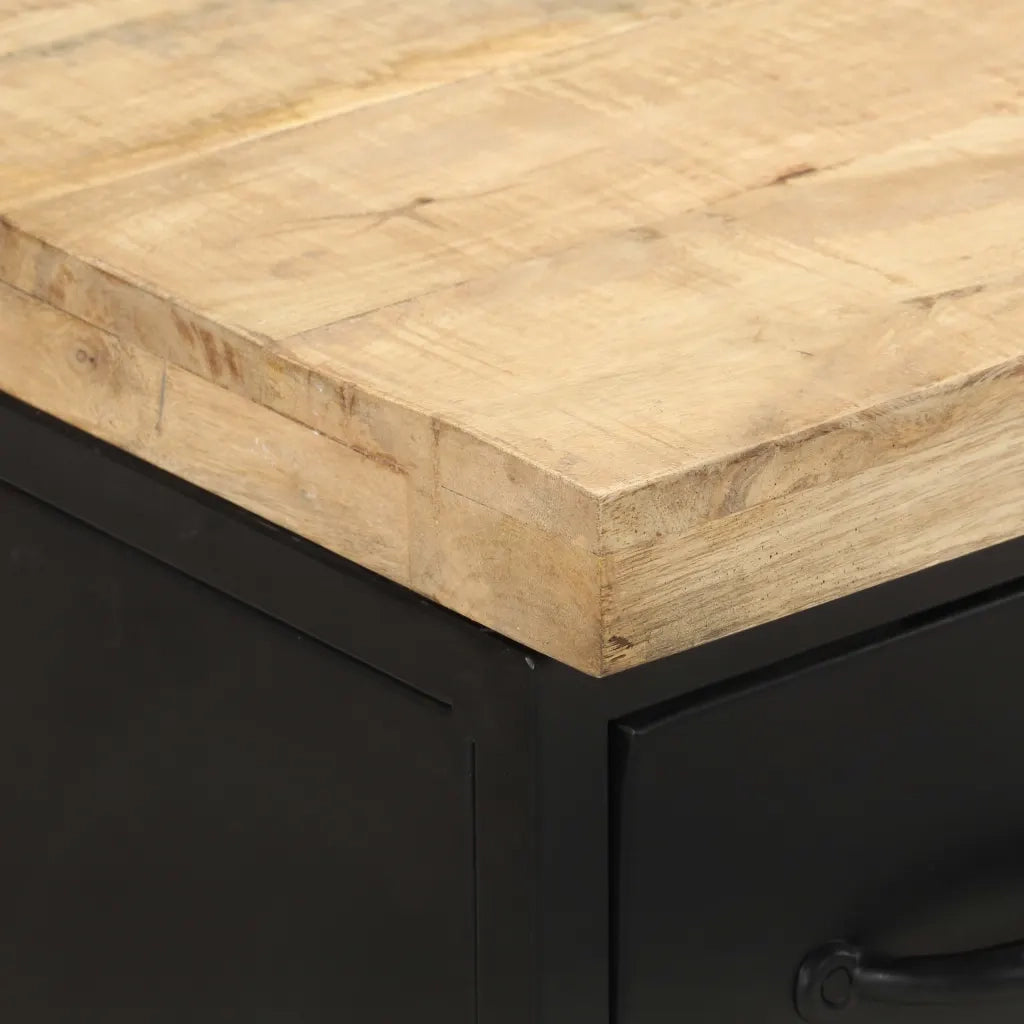 Credenza 47x35x76 cm in Legno di Mango Grezzo cod mxl 12744
