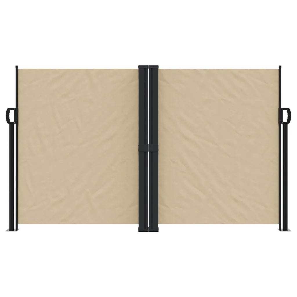 Tenda da Sole Laterale Retrattile Beige 140x600 cm 4004615