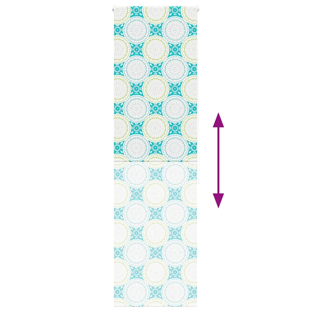 vidaXL Tenda a Rullo Doccia 60x240 cm Larghezza Tessuto 56 cm