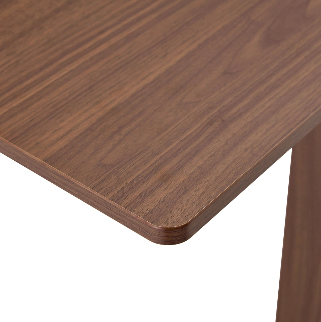 Tavolo da pranzo 220x88.5x77 cm estensibile; piano facile da pulire in MDF; noce