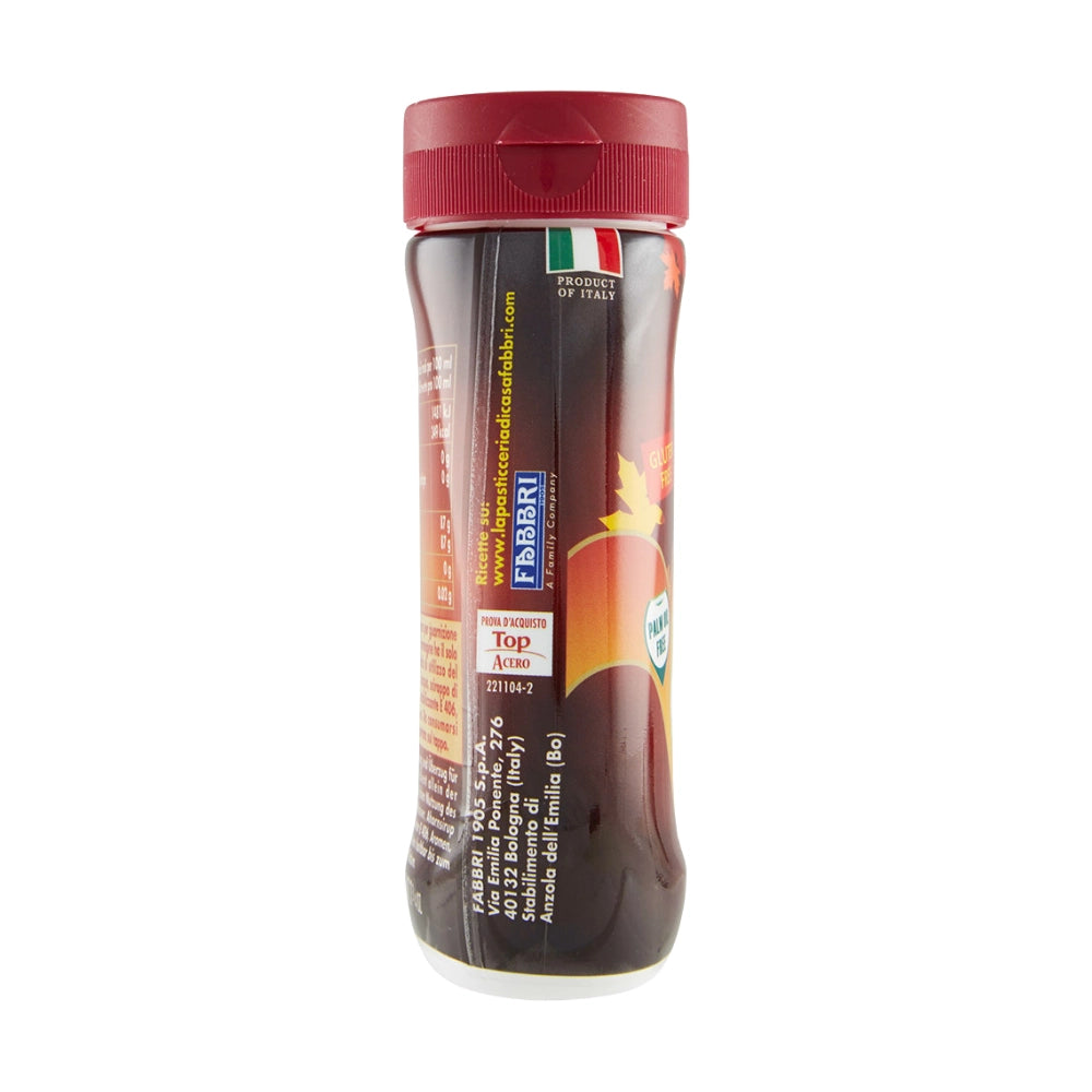 Fabbri acero salsa allo sciroppo di acero top per pancake e yogurt da 220 grammi
