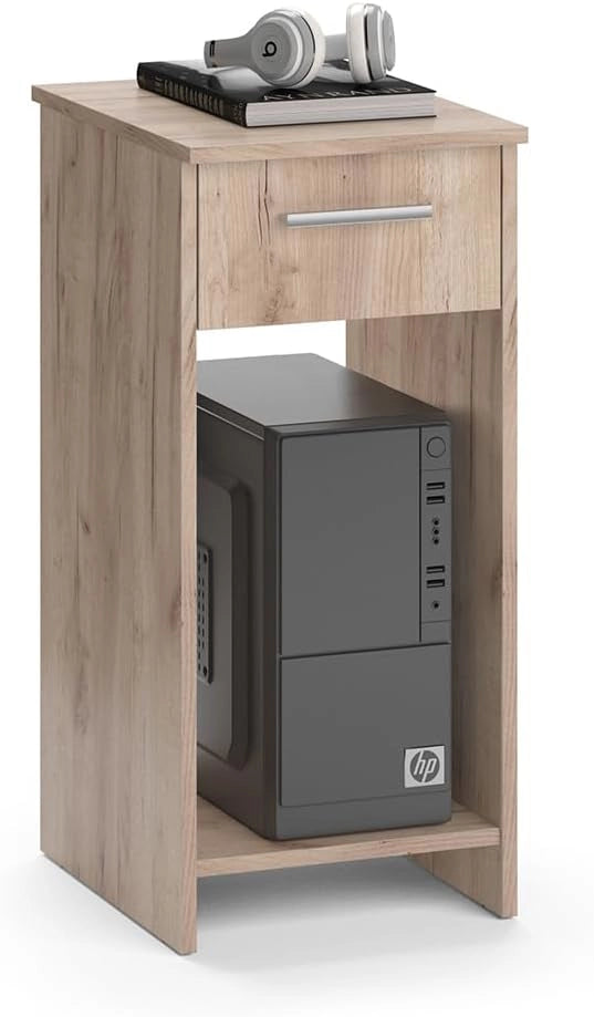 Armadio per PC Odin, Sonoma, 35.1 x 45 cm, adatto per la conservazione di PC e accessori