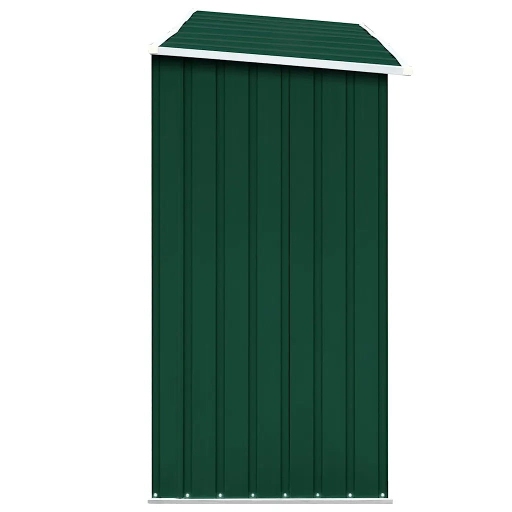 Capannone da Giardino in Acciaio Zincato 330x84x152cm Verde 47083