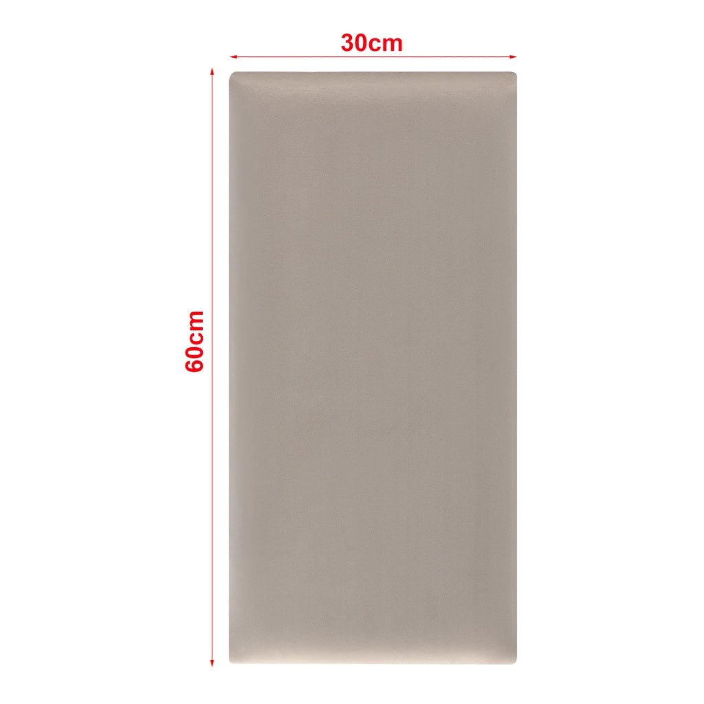Set di 3 cuscini da parete in velluto 60 x 30 cm grigio chiaro 03_0010624