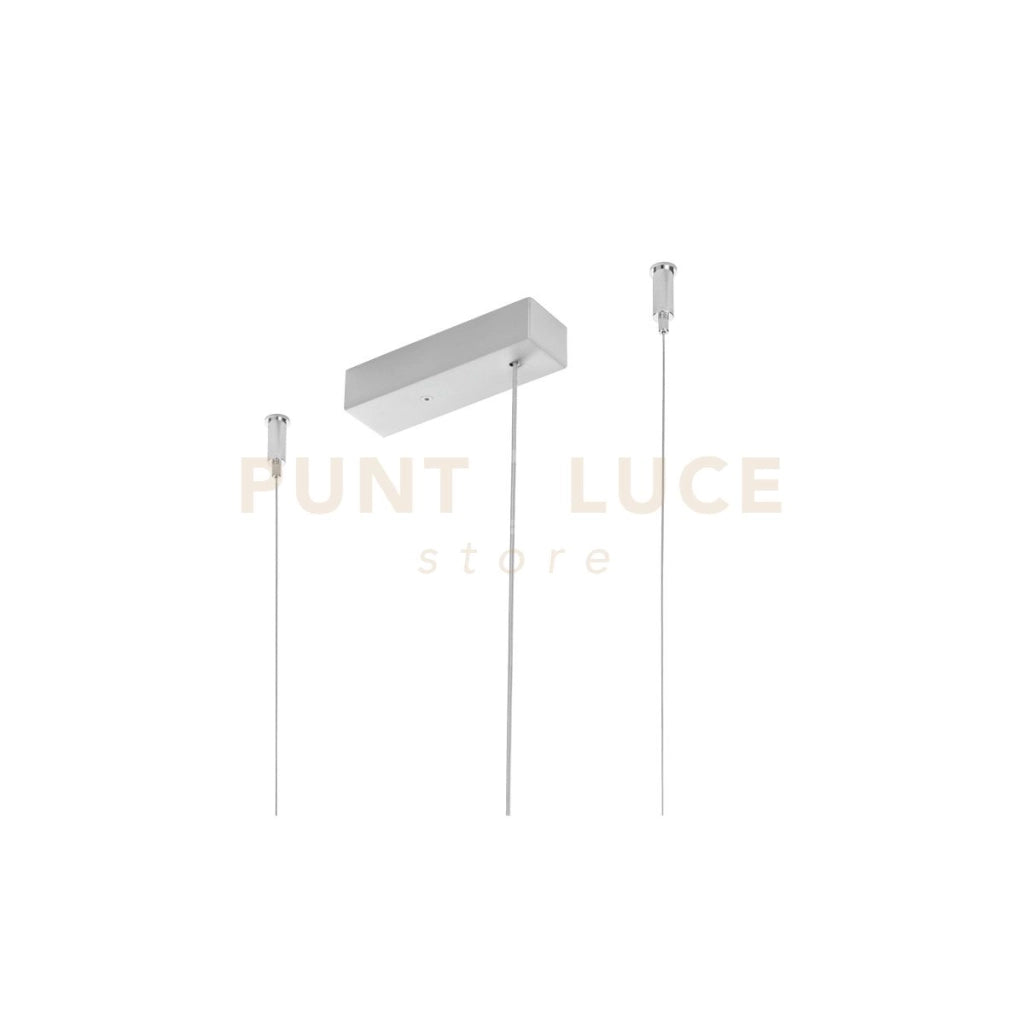 PKISNDA- KIT PER SOSPENSIONE PER ALIMENTATORI NON DIMMERABILI E NON IINCLUSI "GSTT37-GSTT40-GSTT41" COLORE ARGENTO