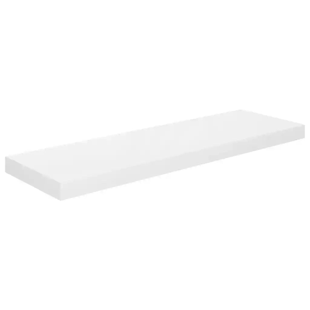 Scaffali a Parete 4 pz Bianco Lucido 80x23,5x3,8 cm in MDF 323753
