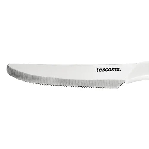 COLTELLO TAVOLA 'PRESTO' Lunghezza totale 23 cm -  lama 12 cm  - Marrone 6 pezzi - TESCOMA