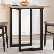 Tavolo da Pranzo Telaio a O 60x60x75,5 cm Legno Pino e Acciaio 3282736