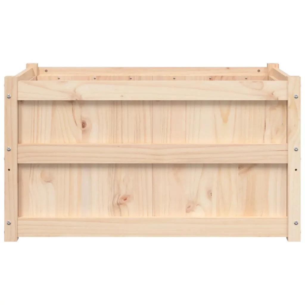 Fioriere da Giardino 2 pz in Legno Massello di Pino 837460