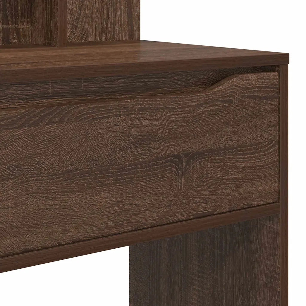 Tavoli da Trucco per Camera da Letto Rovere Marrone 888994