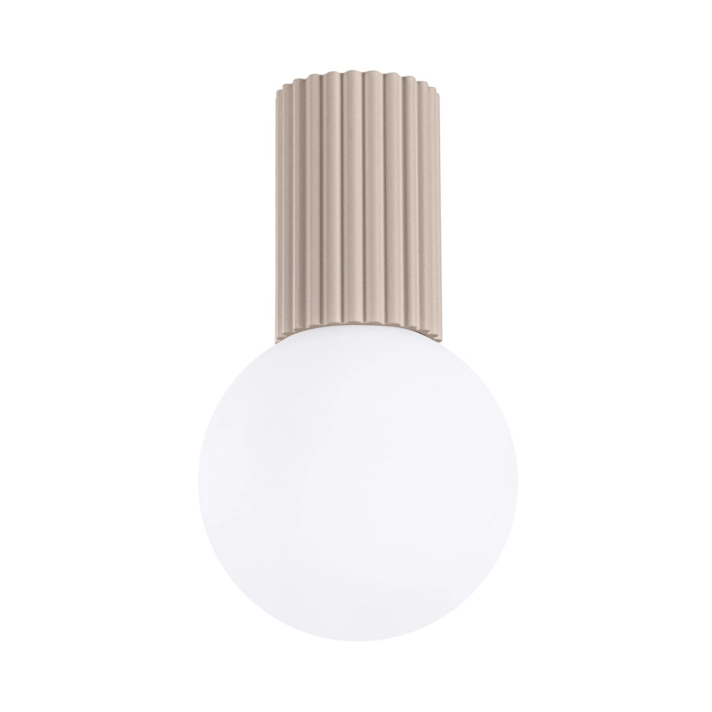 Spot soffitto SFERA Pure Lume taupe sfera vetro IP44