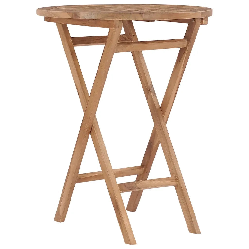 Set da Pranzo per Giardino 3 pz in Legno Massello di Teak 3087187