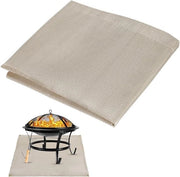 Matte di protezione per pavimento 93 x 80 cm - Protezione da griglia - Matrice di protezione contro le fiamme - Matrice di protezione per piatti da fuoco - Matrice di protezione per contenitori da fuoco - Camino - Campeggio all'aperto