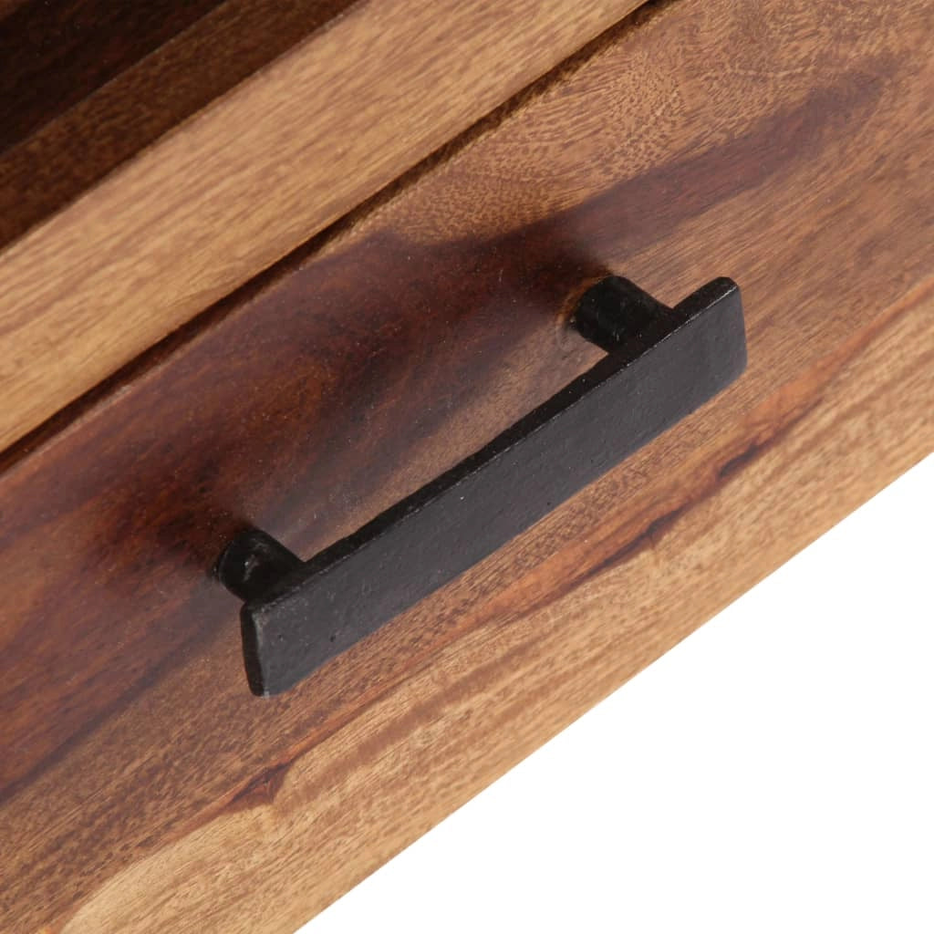 Pratico mobile porta TV/credenza di design 118 cm legno massello di sheesham 2502277