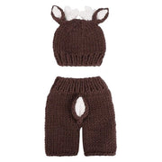 Costumi per foto di neonati - Cappello e bodysuit - Accessori per foto - Cervo e capriolo - Sviluppato professionalmente - in base alle esigenze dei clienti - Foto di neonati