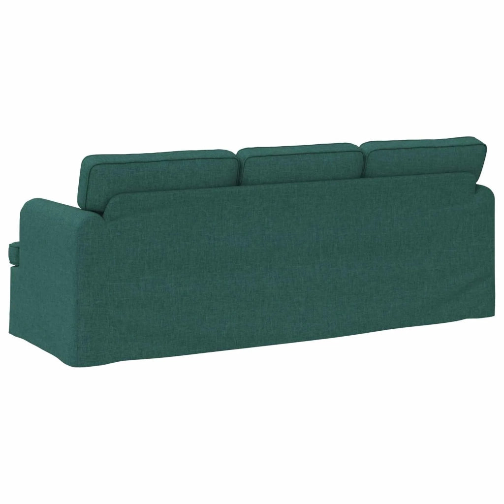 Divano Verde Scuro 201 x 80 x 85 cm Tessuto 42024500