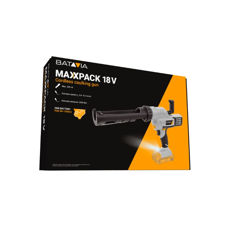 BATAVIA Pistola Sigillante Batteria 18V MAXXPACK | escl. Caricabatterie
