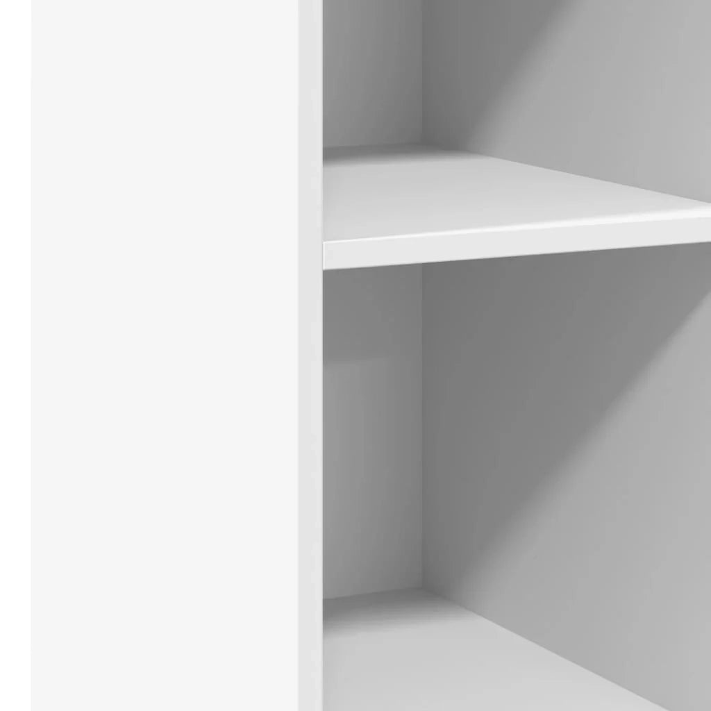 Credenza cassettiera cassettiera mobile contenitore organizer cucina soggiorno soggiorno 30 x 41 x 93 cm derivati ​​del legno bianco 02_0030224