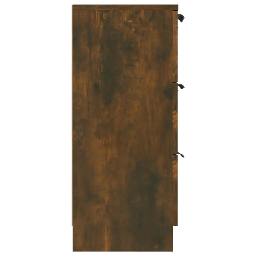 Buffet credenza cassettiera armadio mobile contenitore organizer per cucina soggiorno salotto 60 x 30 x 70 cm legno ingegnerizzato marrone 02_0030957