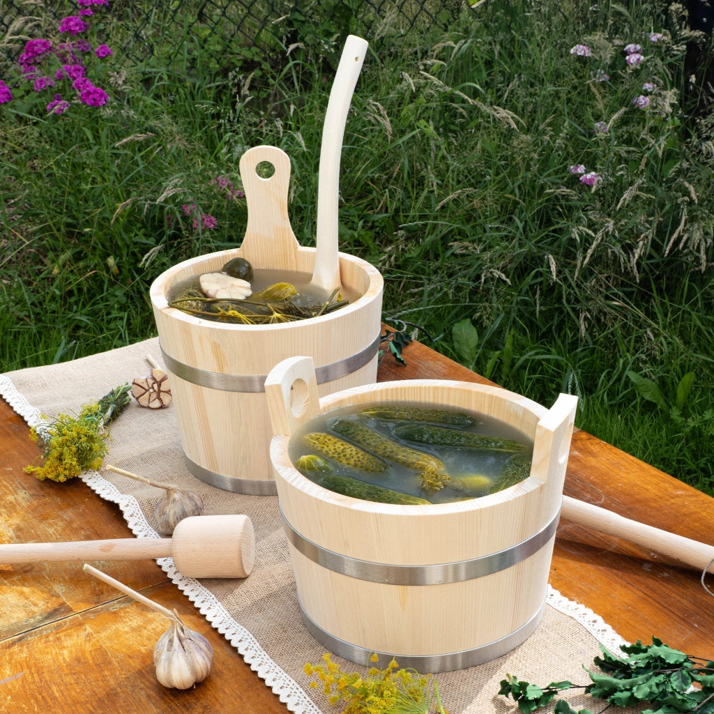 KADAX Schiaccia-crauti in legno per fermentazione, 41 cm