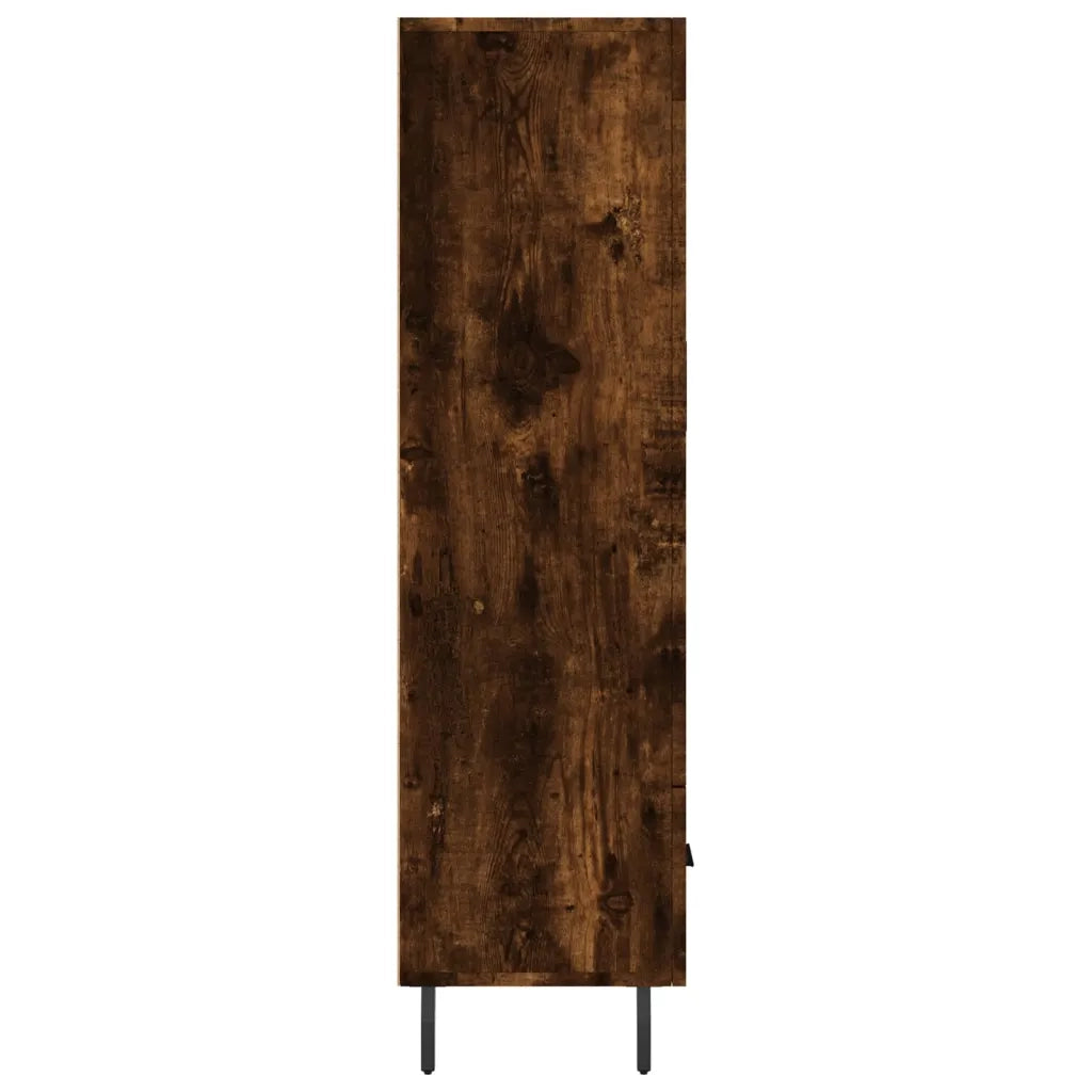 vidaXL Credenza Rovere Fumo 69,5x31x115 cm in Legno Multistrato