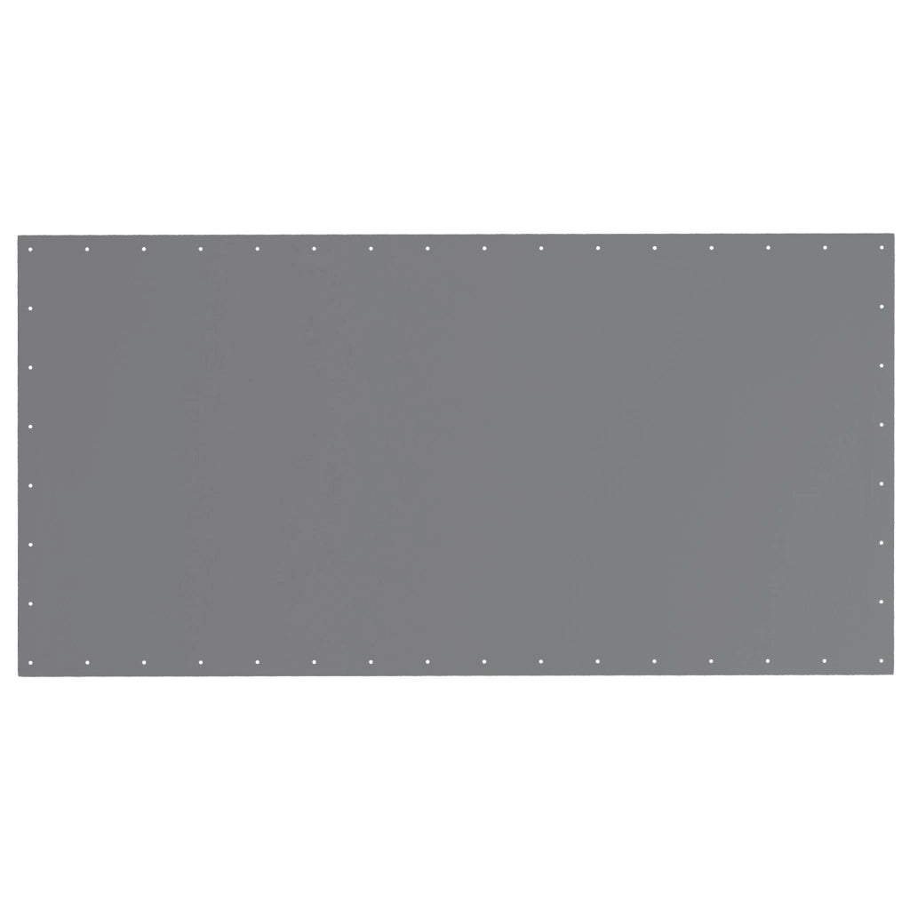 Copertura di Ricambio 6x3 m in PE Grigio Scuro Anti-UV per Carport Auto con Corde Elastiche