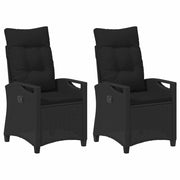 Sedia da Giardino 2 pz | Sedie da Esterno Nero 56 x 64 x 94 cm