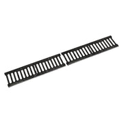 GRIGLIA GHISA PER CANALETTA 'TOP' C250 - cm 50 x 12,6 x H. 3,2